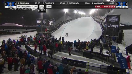 Brita Sigourney sur la troisième marche du podium d'Aspen !