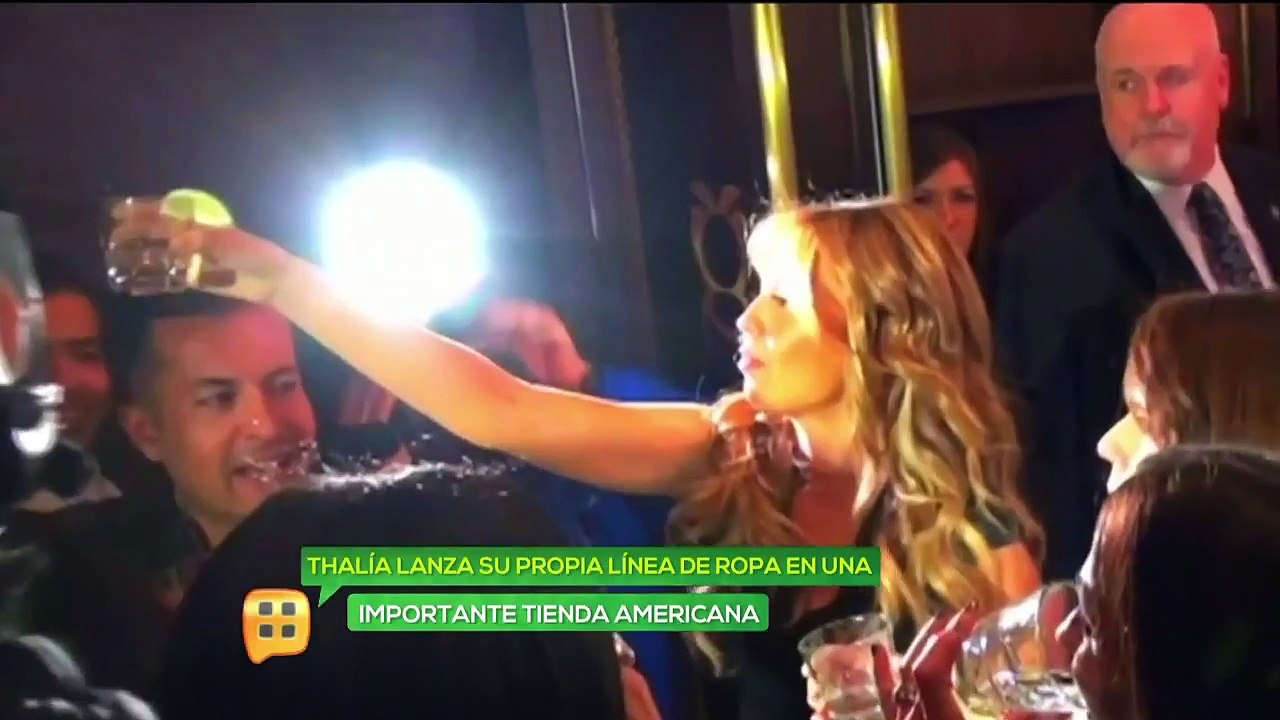 Thalía lanzó su línea de ropa en Estados Unidos (Ventaneando)