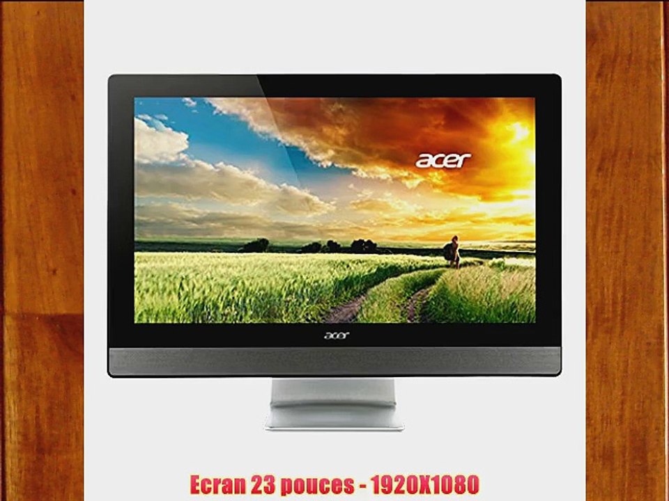 Acer Aspire Z3-613 Ordinateur de bureau Tout-en-un 23  (Intel Celeron 4 Go de RAM Disque dur