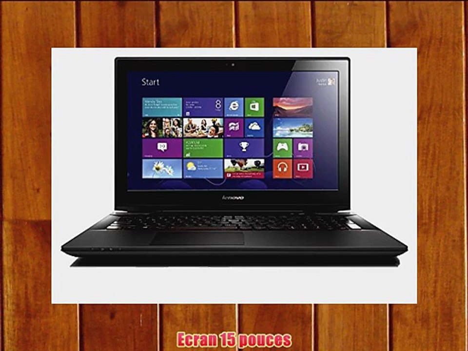 Lenovo Ideapad Y50-70 Ordinateur portable Gamer 15 Noir M?tal (Intel Core i7 Disque dur SSD
