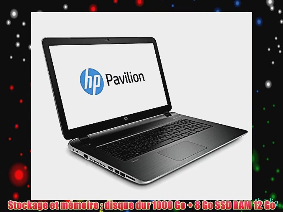 HP Pavilion 17-f051nf PC portable 17 Argent Naturel (Intel Core i7 12 Go de RAM disque dur