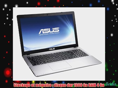 Asus Premium R510JK-DM086H PC portable 156 Noir et Argent (Intel Core i5 4 Go de RAM Disque