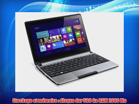 Packard Bell ME69BMP-28052G50nii PC portable tactile 10.1'' Gris (Intel Celeron 2805 500 Go
