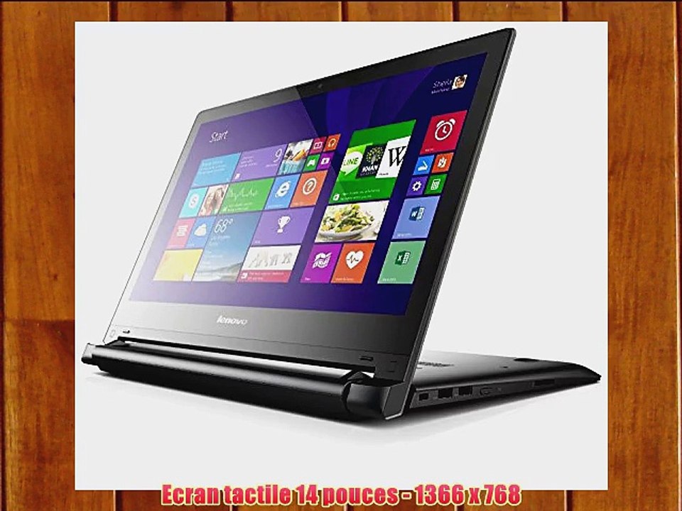 Lenovo Flex 2 14 ordinateur portable tactile 14 Noir (AMD E1 Disque Dur 500 Go 4 Go de RAM
