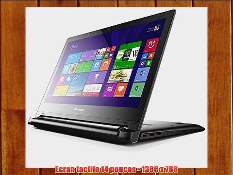 Lenovo Flex 2 14 ordinateur portable tactile 14 Noir (AMD E1 Disque Dur 500 Go 4 Go de RAM