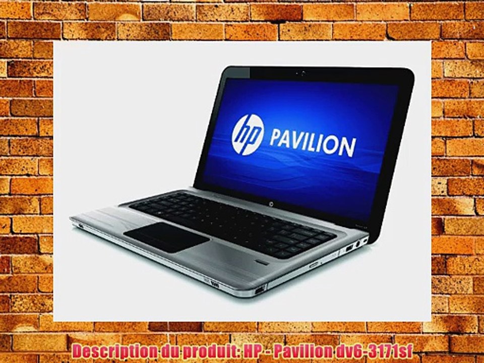 HP Pavilion dv6-3171sf Ordinateur portable 156 Intel Core i7 720 750 Go 4096 Mo Windows 7 Carte