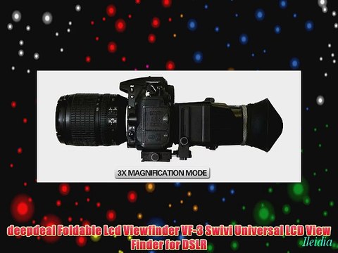 deepdeal Foldable Lcd Viewfinder VF-3 Swivi Universal LCD View Finder for DSLR