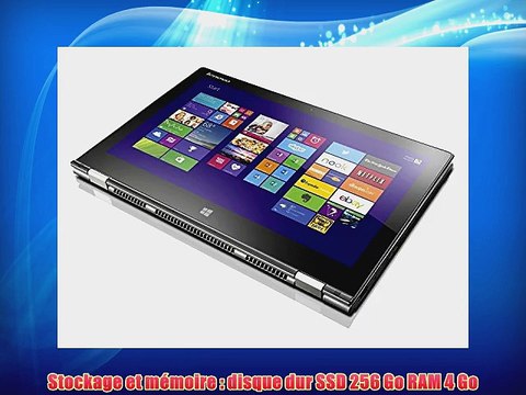 Lenovo Yoga 2 13 PC Portable Hybride Tactile 13 Noir (Intel Core i5 4 Go de RAM disque dur