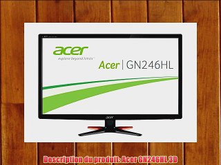 Acer GN246HLBbid Predator 24FullHD 1920 x 1080 1ms 350 cd/m?