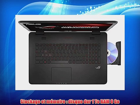 Asus ROG G741JM-T4047H PC portable Gamer 173 Aluminium Noir (Intel Core i5 8 Go de RAM Disque