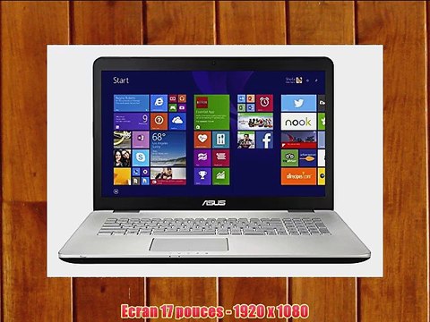 Asus Multim?dia N751JK-T4199H PC Portable 173 Aluminium (Intel Core i7 8 Go de RAM Disque dur