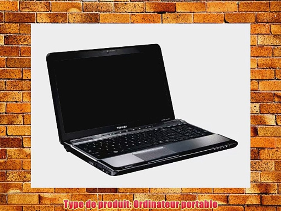 Toshiba Satellite A660-12E Ordinateur portable 16 Intel Core i7-720QM 500 Go RAM 4096 Mo Windows
