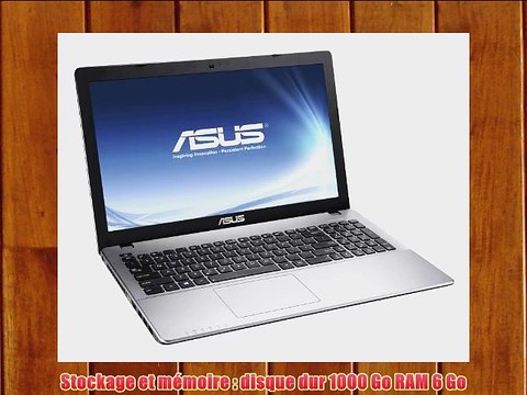 Asus Premium R510LDV-XX821H PC portable 15 Argent (Intel Core i7 6 Go de RAM disque dur 1 To
