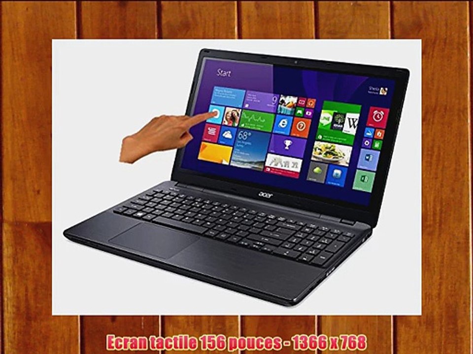 Acer Aspire E5-571PG-78DV PC portable Tactile 156 Noir  (Intel Core i7 8 Go de RAM Disque Dur