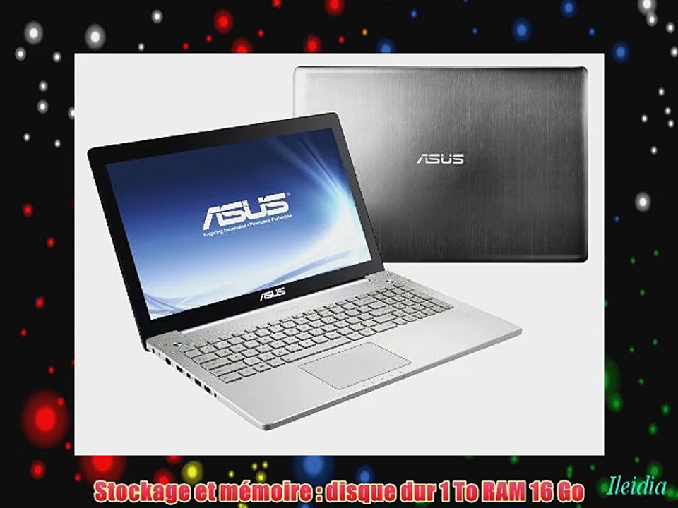 Asus Multimedia N550JK-CM525H PC portable Tactile 156 Argent (Intel Core i7 16 Go de RAM Disque