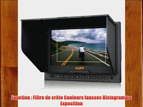 LILLIPUT Moniteur 7'' 5D-II/O/P Color TFT LCD HDMI Pour HD cam?ra