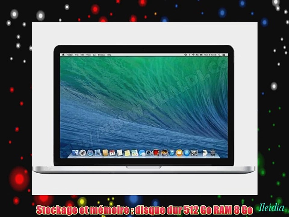 Apple MacBook Pro Retina 13 ME866F/A (Core i5 26 GHz 512 Go 8 Go de RAM Intel Iris Graphics)