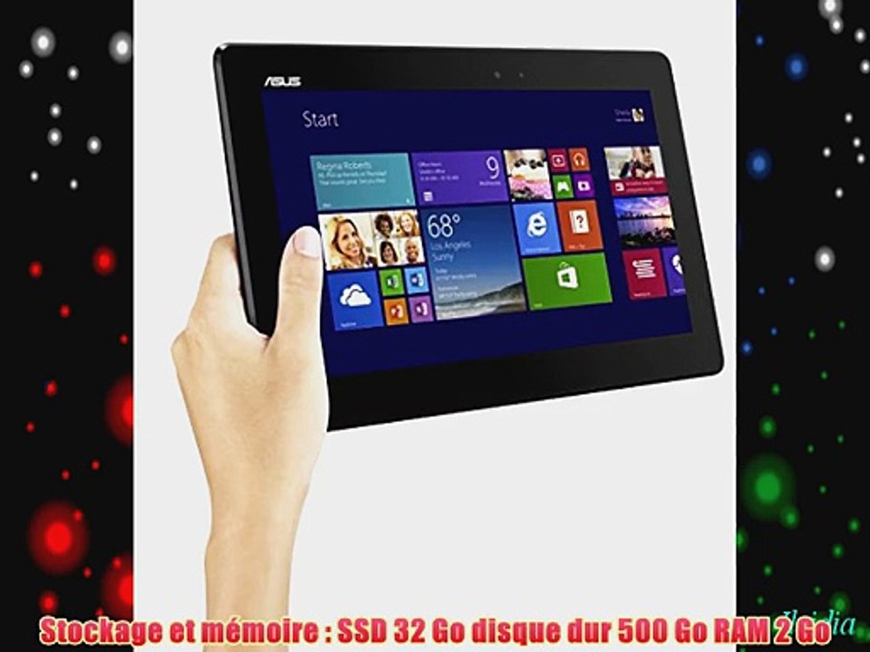 Asus T100TA-DK066H Transformer Book PC portable Hybride Tactile 10 Gris (Intel Atom 2 Go de