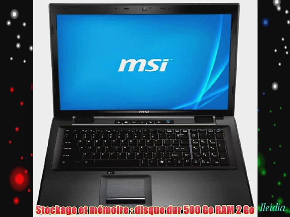 MSI CR70 2M-280XFR Ordinateur portable 173 (4394 cm) Intel Celeron 2950M 2 GHz 500 Go 2 Mo
