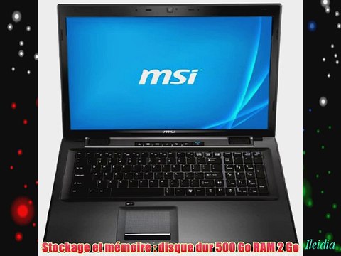 MSI CR70 2M-280XFR Ordinateur portable 173 (4394 cm) Intel Celeron 2950M 2 GHz 500 Go 2 Mo