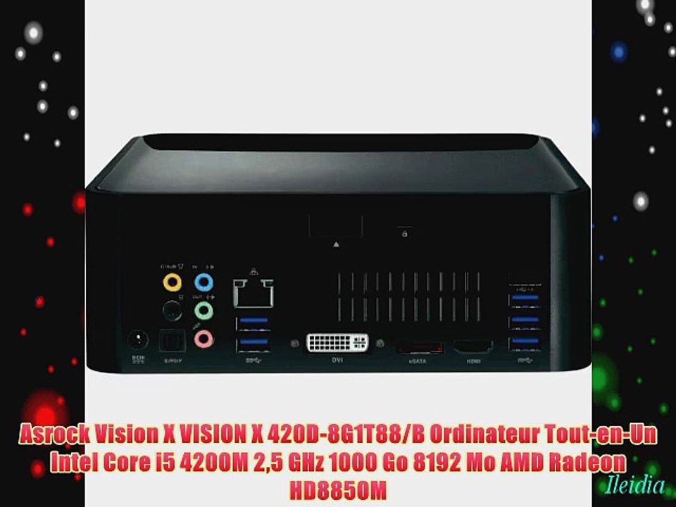 Asrock Vision X VISION X 420D-8G1T88/B Ordinateur Tout-en-Un Intel Core i5 4200M 25 GHz 1000