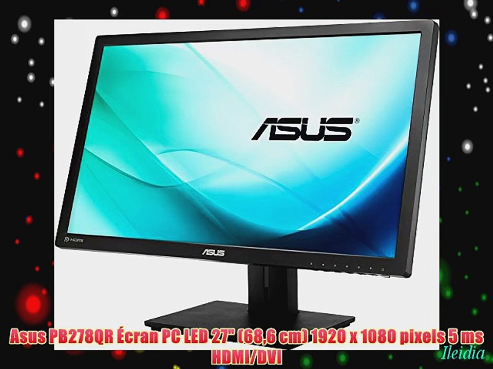 Asus PB278QR ?cran PC LED 27 (686 cm) 1920 x 1080 pixels 5 ms HDMI/DVI