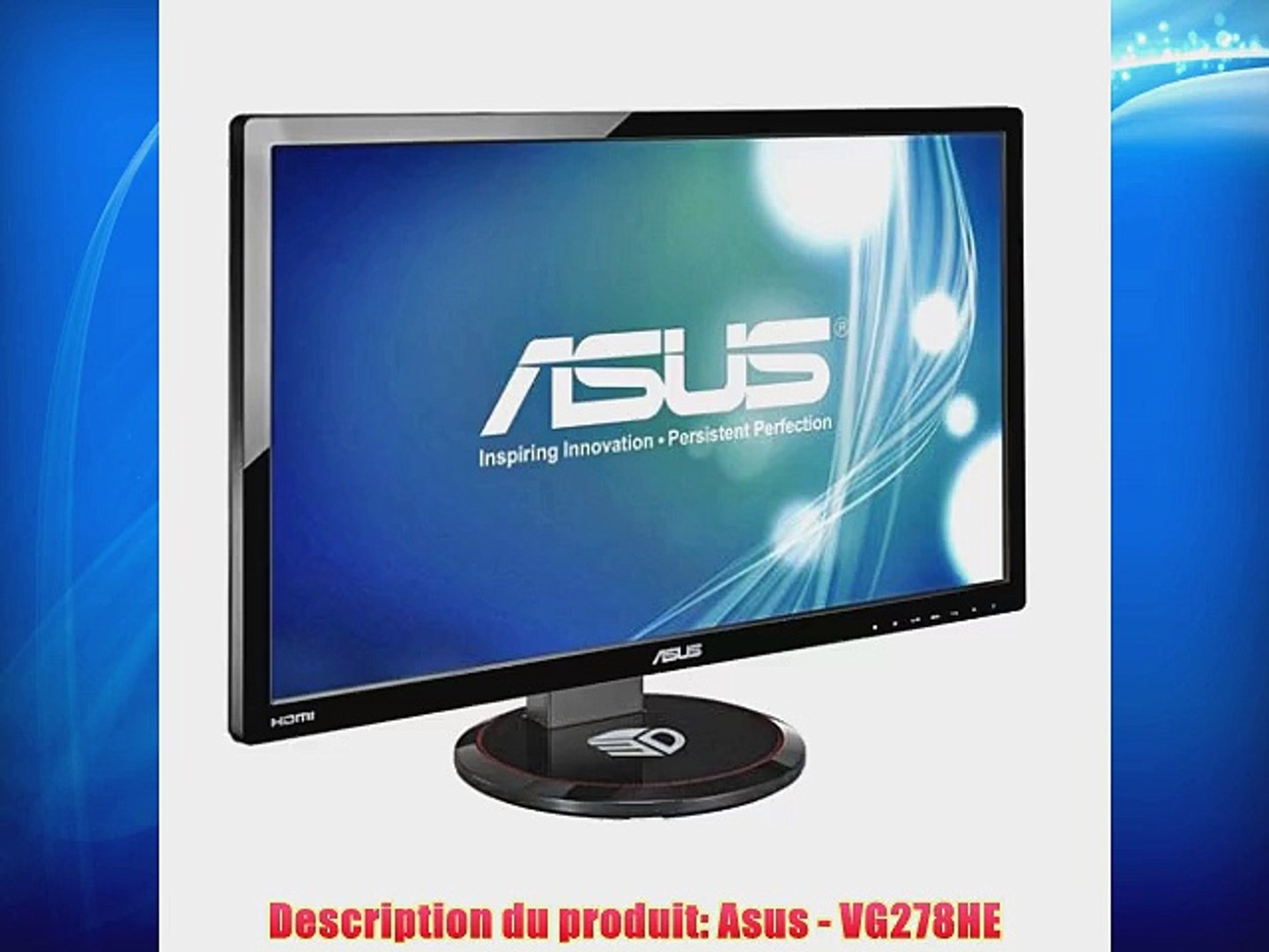 ⁣Asus VG278HE Ecran PC 27 (685 cm) Sans tuner TV 1920x1080 Noir