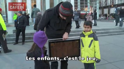 un tour de magie qui transforme un ipad en iPad géant !