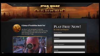 Buy Sell Accounts - How to create a Star WarsThe Old Republic account