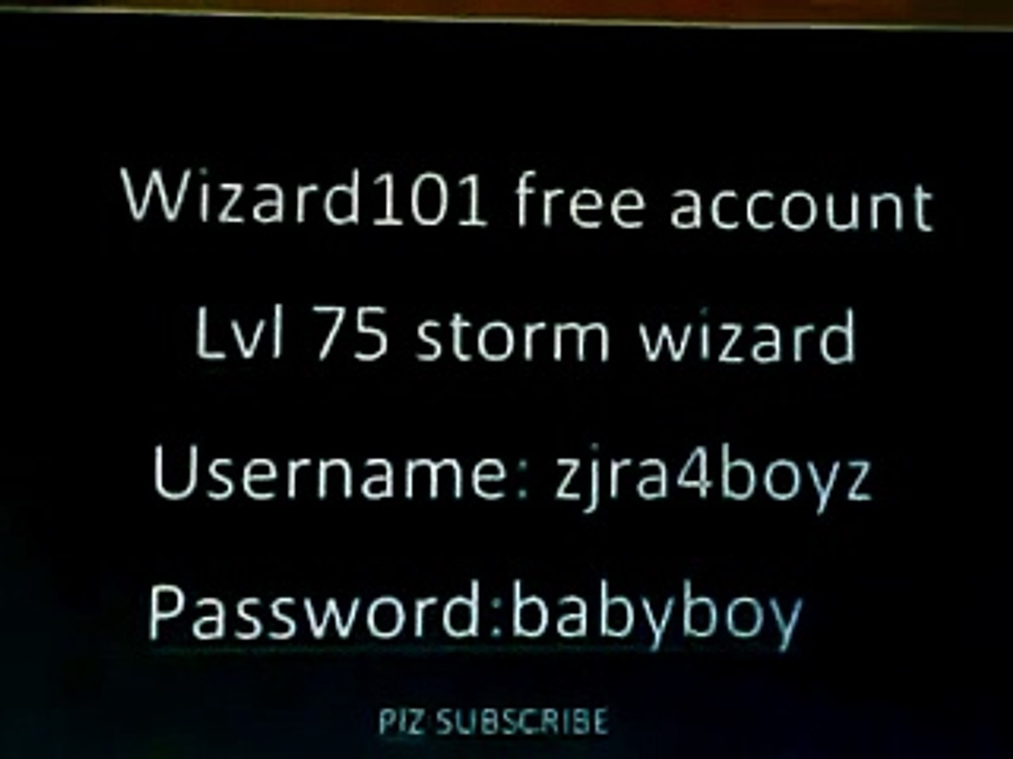 wizard101 account