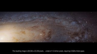 Gigapixels of Andromeda (1080p)