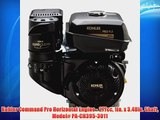 Kohler Command Pro Horizontal Engine - 277cc 1in. x 3.48in. Shaft Model# PA-CH395-3011