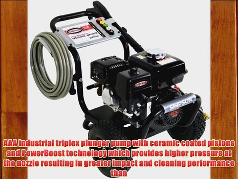 Simpson PS3228-S PowerShot 3200 PSI 2.8 GPM Honda GX200 Engine Gas Pressure Washer