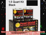 Pond Armor SKU-BLACK-3GA Non-Toxic Pond Shield Epoxy Paint 3-Gallon Black