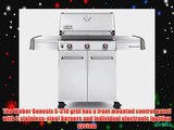 Weber Genesis 6550001 S-310 Stainless-Steel 637-Square-Inch 38000-BTU Liquid-Propane Gas Grill