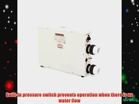 Coates 12411ST Electric Swimming Pool Heater 240-volt