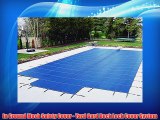 18'x36' Blue Mesh - Rectangle Inground Safety Pool Cover - 15 Year Warranty - 18 ft x 36 ft