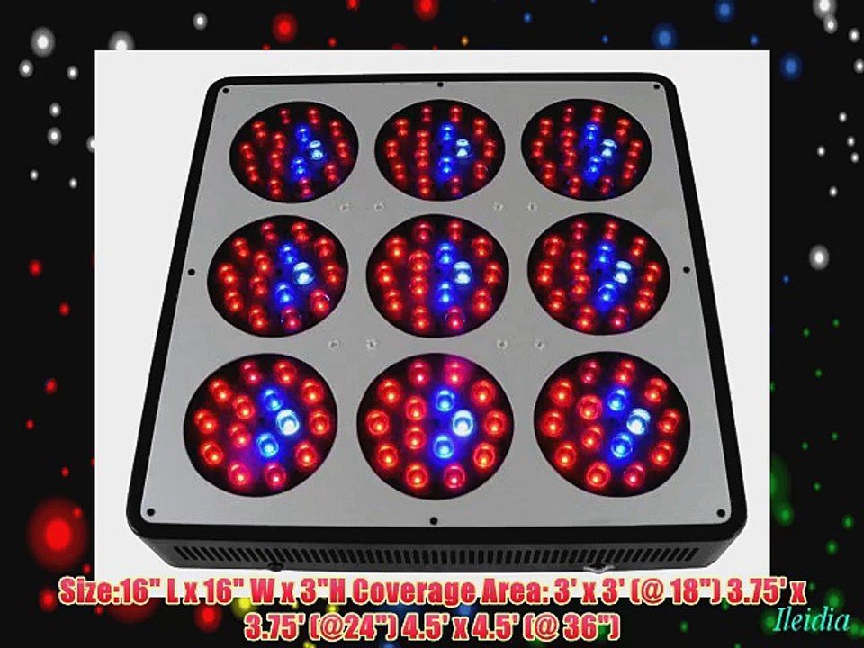 405W LED Grow Light Lighthouse Hydro BlackStar Chrome 405 Watts Full Spectrum Flowering