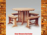 All Things Cedar All Things Cedar Cresto Picnic Table Set All Other Colors Wood