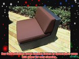 Genuine Ohana Outdoor Patio Wicker Furniture 7pc Sofa Set with Free Patio Cover