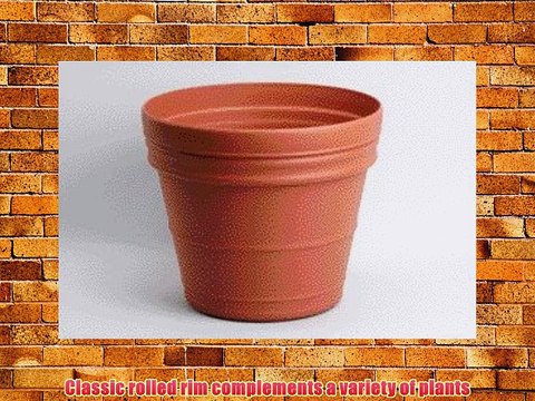 Akro Mils VIA22000E35 Villa Pot Clay Color 22-Inch (Discontinued by Manufacturer)