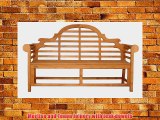 Teak Marlboro Lutyens Bench 3 Seater