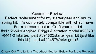 Oregon 33-003 Starter Drive Replacement for Briggs & Stratton 495877, 490467, 393254 Review