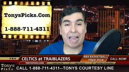 Download Video: Portland Trailblazers vs. Boston Celtics Free Pick Prediction NBA Pro Basketball Odds Preview 1-22-2015