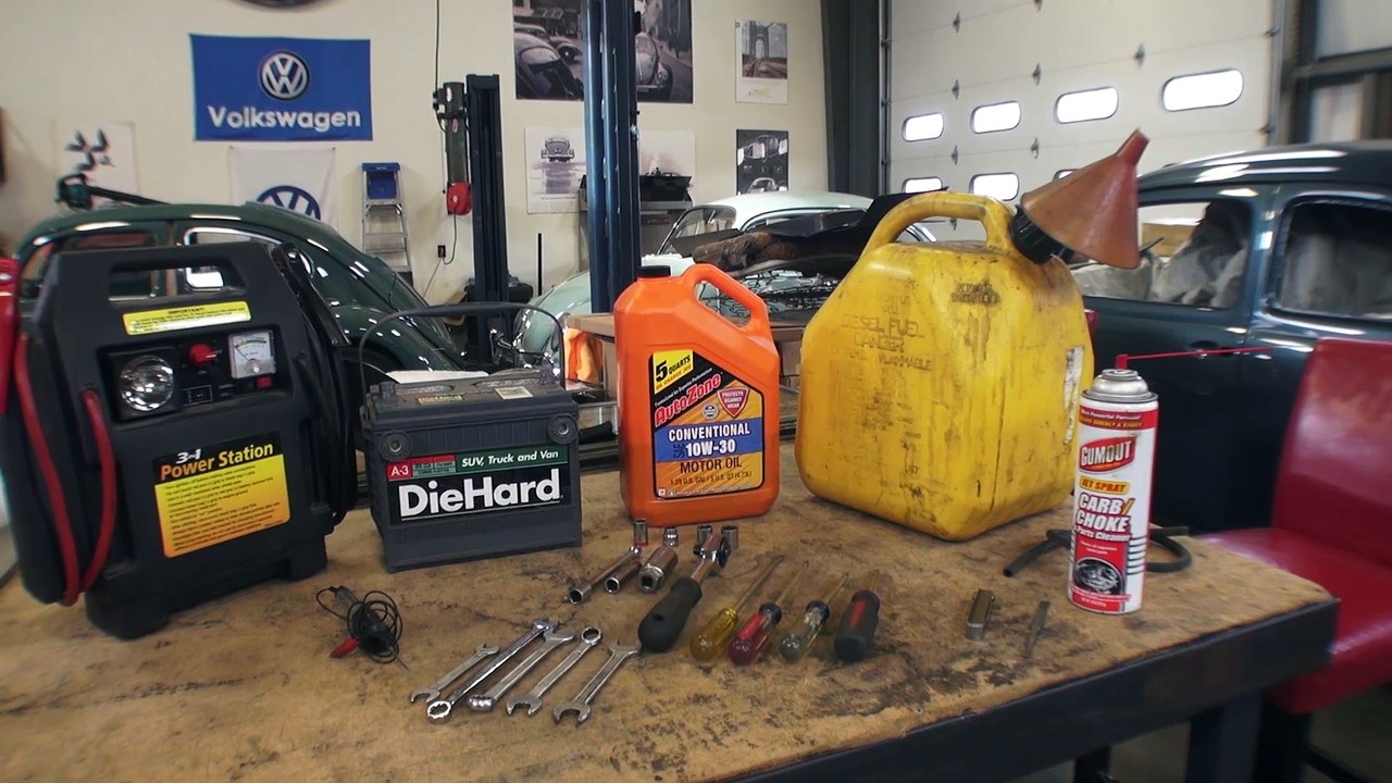 Classic VW BuGs How to Barn Start your Old Vintage Beetle Engine Motor Part 1