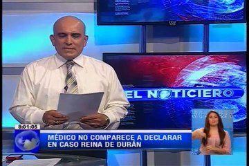 Médico no comparece a declarar en caso Reina de Durán
