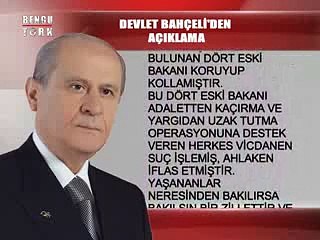 DEVLET BAHÇELİ'DEN AÇIKLAMA - 22.01.2015