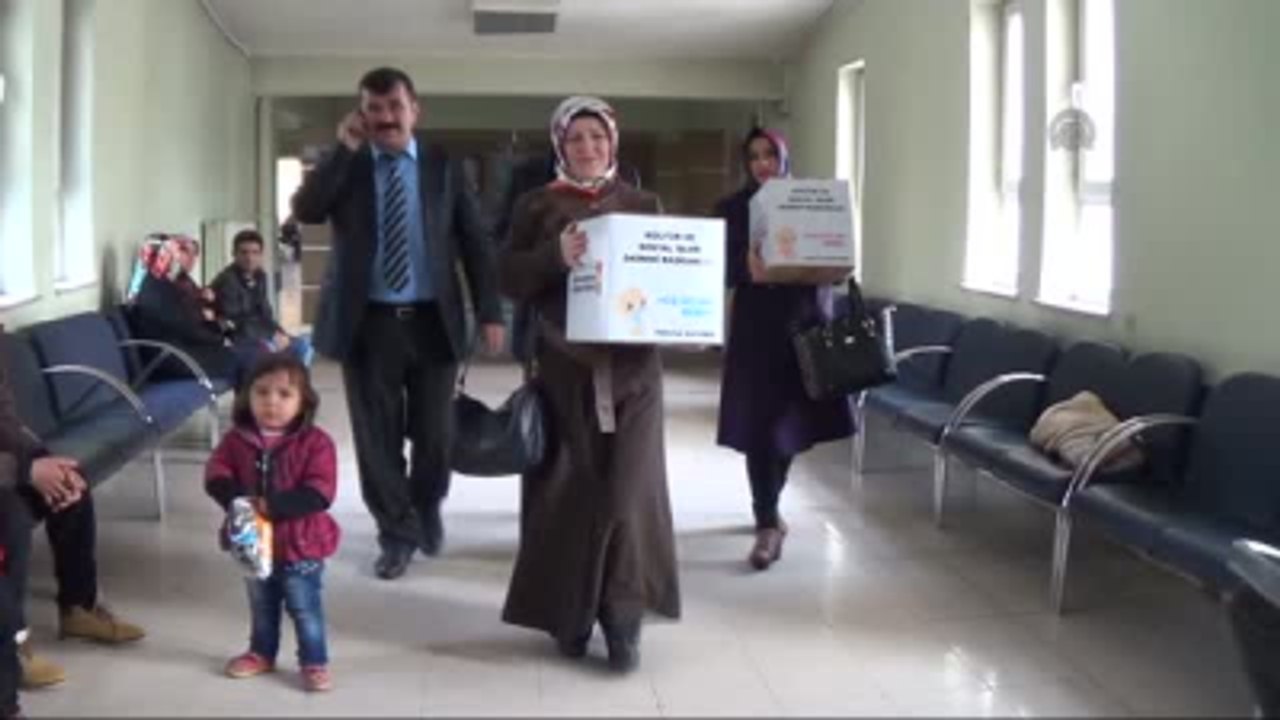 Elbistan'da Bebeklere "Hoşgeldin" Hediyesi