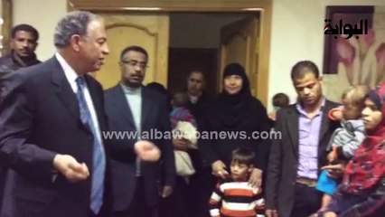 محافظ اسيوط لـ "أسر الشهداء": ولادكم حموا مصر عشان متبقاش زي اليمن