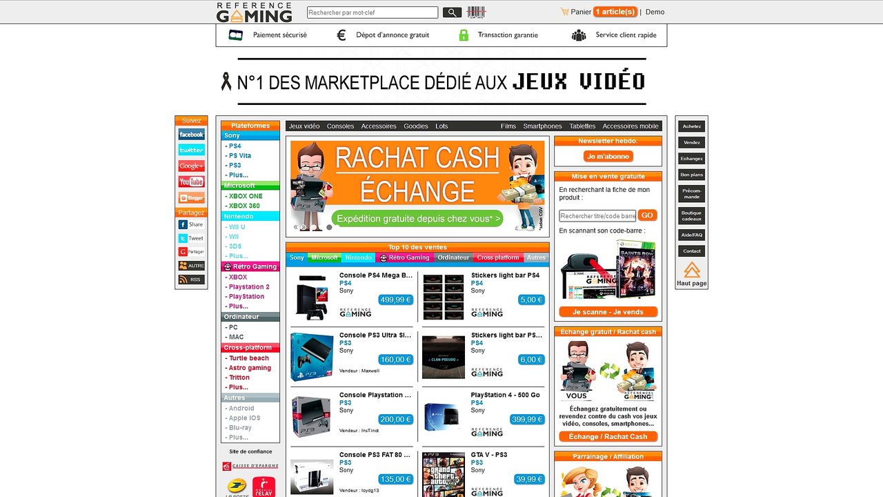 Crée une fiche produit et déposez une annonce